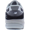 New Balance Kids’ 990 V6 Lace-up Sneaker | Waterproof Microfiber Leather Upper, 10mm Drop ABZORB Midsole, NDurance Spikeless Rubber Outsole, Molded CUSH+ Insole(Midnight Black/Grey-black)