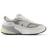 New Balance Kids’ 990 V6 Lace-up Sneaker | Waterproof Microfiber Leather Upper, 10mm Drop ABZORB Midsole, NDurance Spikeless Rubber Outsole, Molded CUSH+ Insole(Reflection/Marblehead/White)