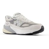 New Balance Kids’ 990 V6 Lace-up Sneaker | Waterproof Microfiber Leather Upper, 10mm Drop ABZORB Midsole, NDurance Spikeless Rubber Outsole, Molded CUSH+ Insole(Reflection/Marblehead/White)