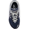 New Balance Kids’ 990 V6 Lace-up Sneaker | Waterproof Microfiber Leather Upper, 10mm Drop ABZORB Midsole, NDurance Spikeless Rubber Outsole, Molded CUSH+ Insole(Navy/Silver)