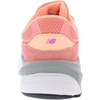 New Balance Kids’ 990 V6 Lace-up Sneaker | Waterproof Microfiber Leather Upper, 10mm Drop ABZORB Midsole, NDurance Spikeless Rubber Outsole, Molded CUSH+ Insole(Orange/Purple-orange)