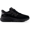 New Balance Kids’ 990 V6 Lace-up Sneaker | Waterproof Microfiber Leather Upper, 10mm Drop ABZORB Midsole, NDurance Spikeless Rubber Outsole, Molded CUSH+ Insole(Black/Black Metallic)
