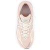 New Balance Kids’ 990 V6 Lace-up Sneaker | Waterproof Microfiber Leather Upper, 10mm Drop ABZORB Midsole, NDurance Spikeless Rubber Outsole, Molded CUSH+ Insole(Pink Haze/White)