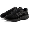 New Balance Kids’ 990 V6 Lace-up Sneaker | Waterproof Microfiber Leather Upper, 10mm Drop ABZORB Midsole, NDurance Spikeless Rubber Outsole, Molded CUSH+ Insole(Black)