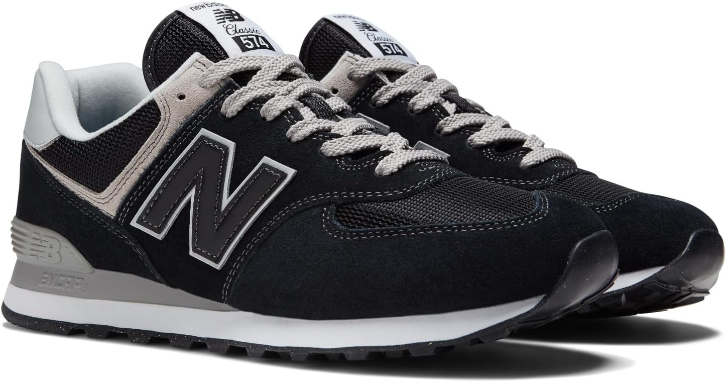 image:imageNew Balance 574 Unisex Shoes Casual ShoesBlackWhite