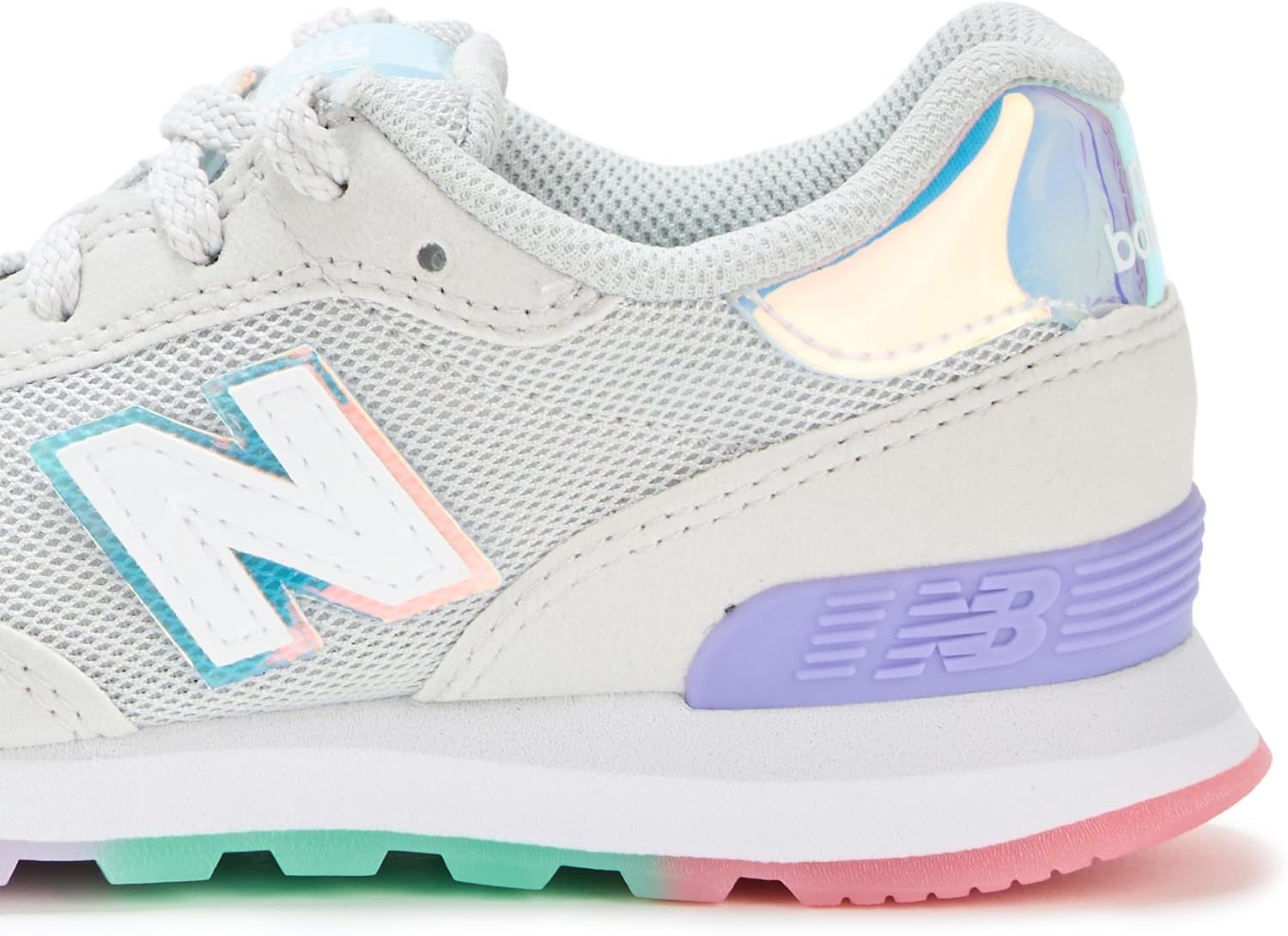 image:imageNew Balance Kids 515 Lace Sneaker Little Kid Casual ShoesGrey MatterLilac Glo