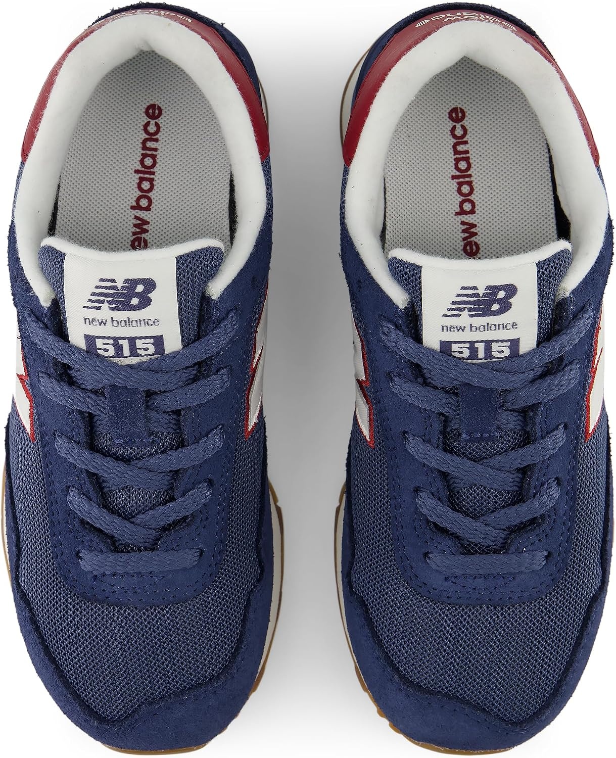 image:imageNew Balance Kids 515 Lace Sneaker Little Kid Casual ShoesNb NavyPodium Red