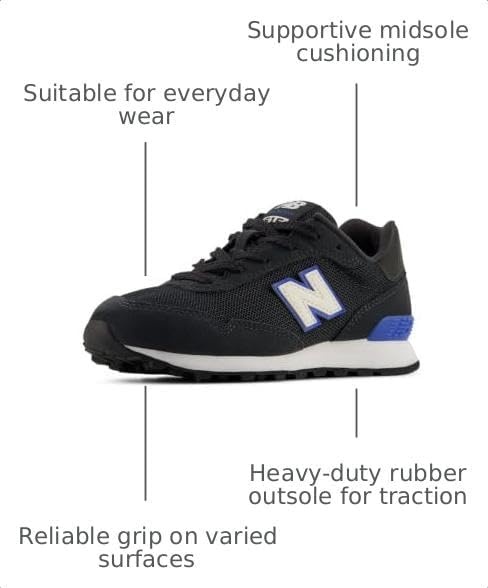 image:imageNew Balance Kids 515 Lace Sneaker Little Kid Casual ShoesPhantomBlue Bird