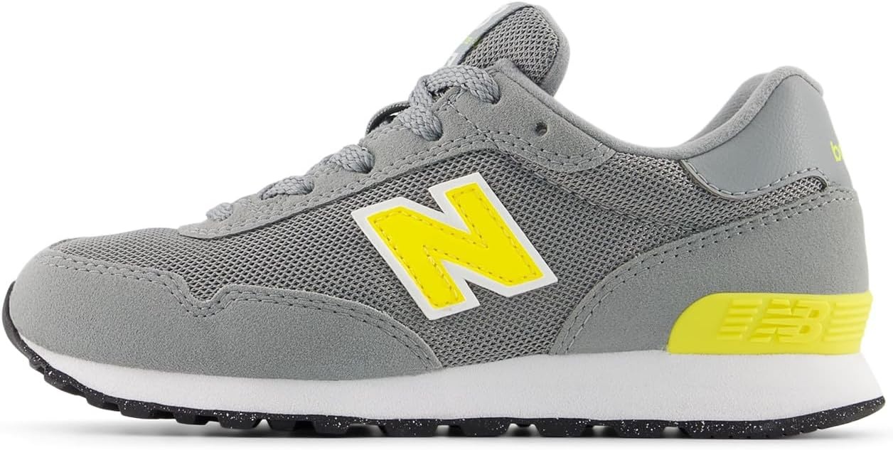 image:imageNew Balance Kids 515 Lace Sneaker Little Kid Casual ShoesSlate GreyPunch Yellow
