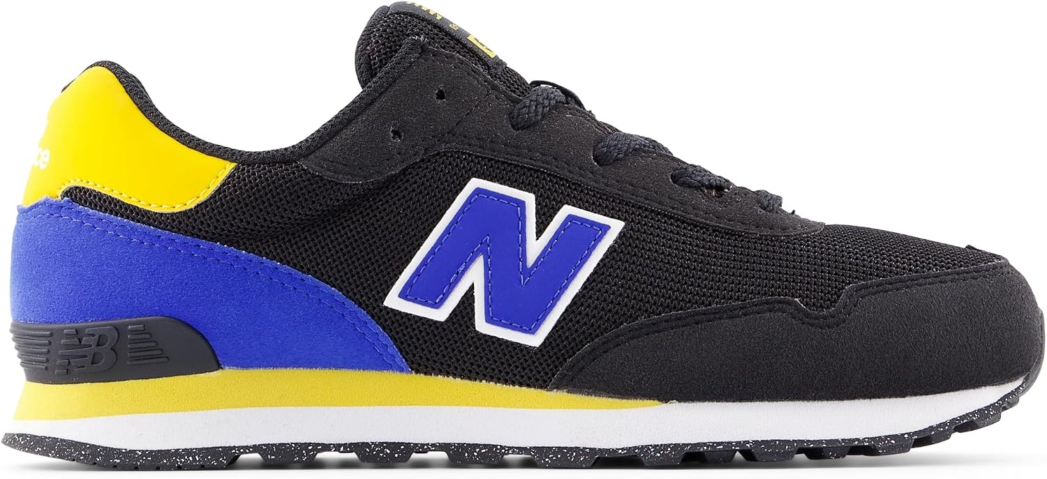 image:imageNew Balance Kids 515 V1 Hook and Loop SneakerBlackBlue Gemstone