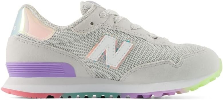 image:imageNew Balance Kids 515 V1 Hook and Loop SneakerGrey MatterLilac Glo