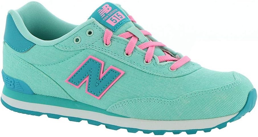 image:imageNew Balance Kids 515 V1 Hook and Loop SneakerLight TidepoolNeon Aqua Blue