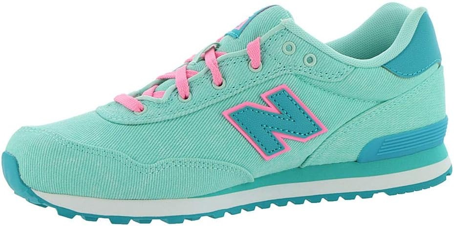 image:imageNew Balance Kids 515 V1 Hook and Loop SneakerLight TidepoolNeon Aqua Blue