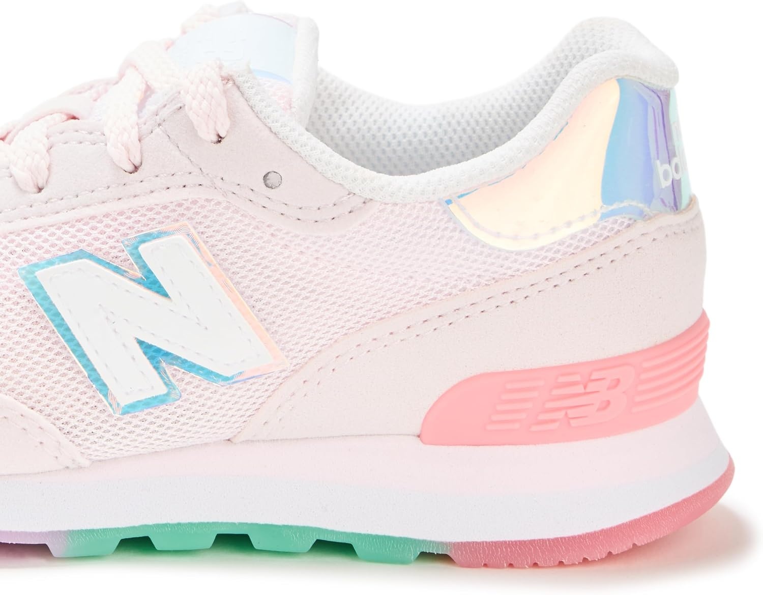 image:imageNew Balance Kids 515 V1 Hook and Loop SneakerPink SaltDouble Bubble