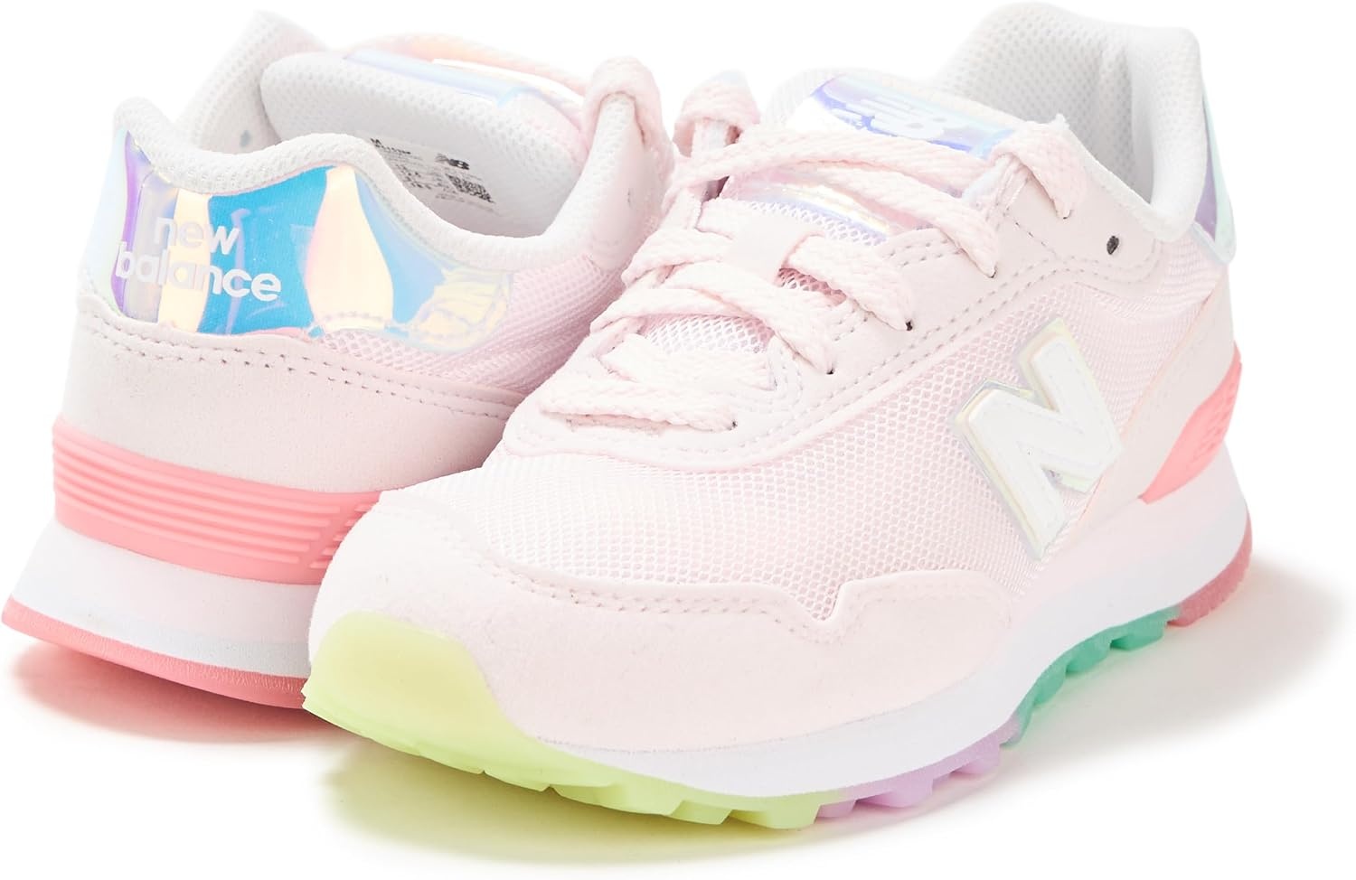 image:imageNew Balance Kids 515 V1 Hook and Loop SneakerPink SaltDouble Bubble