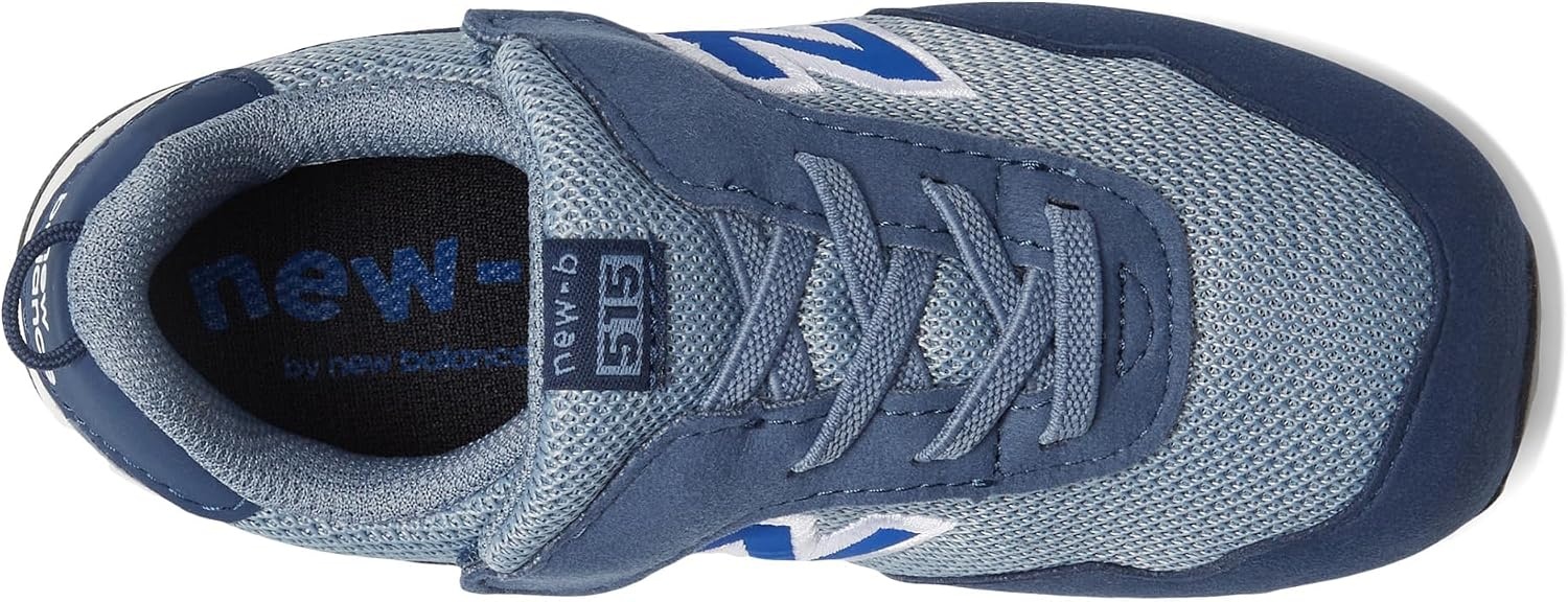 image:imageNew Balance Kids 515 V1 Hook and Loop SneakersArtic GreyTeam Royal