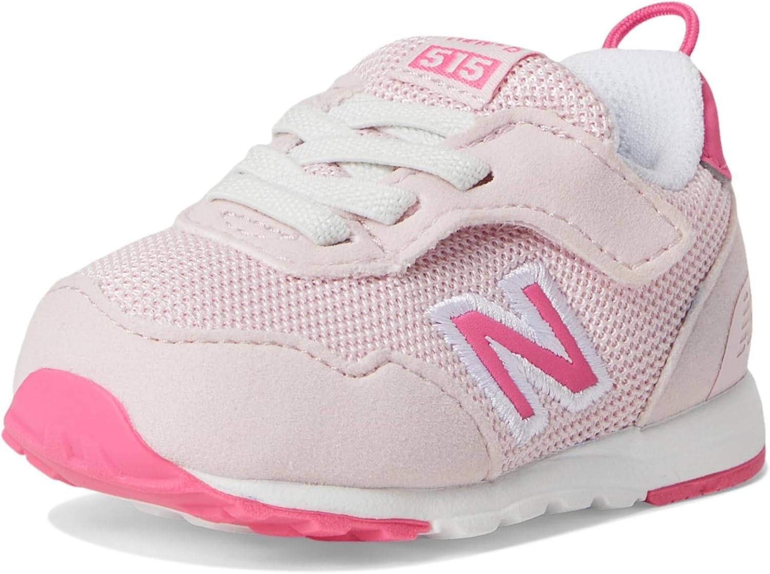image:imageNew Balance Kids 515 V1 NEWB Hook amp Loop Sneaker Rose SugarDragon Berry 2 M Infant