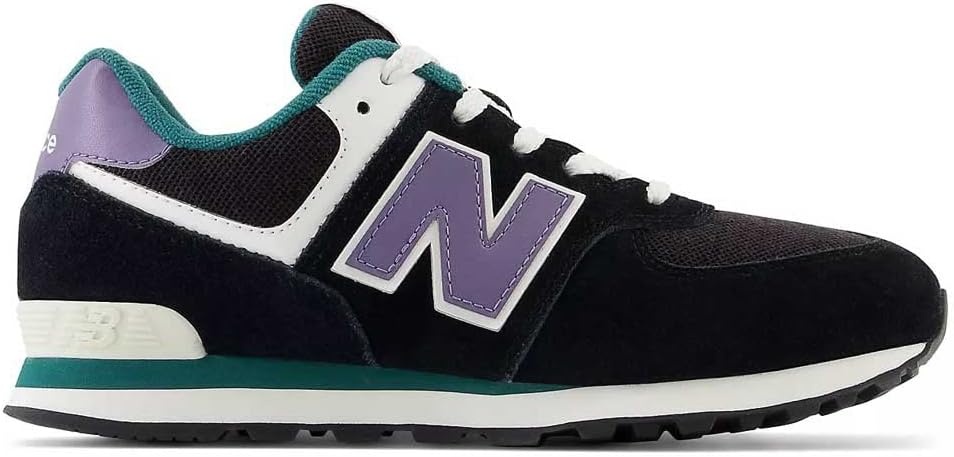 image:imageNew Balance Kids 574 V1 Classic LaceUp Sneaker Big KidBlackMercuryVintage Teal