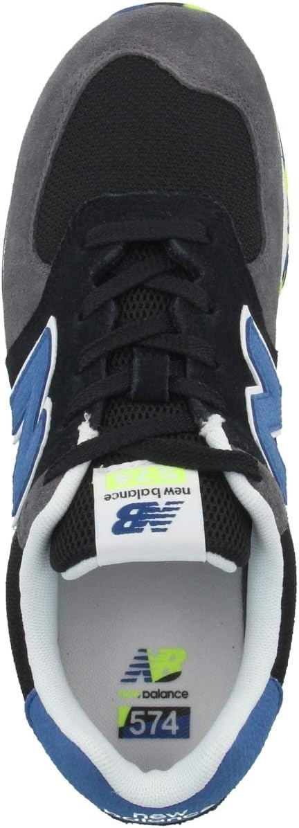 image:imageNew Balance Kids 574 V1 Classic LaceUp Sneaker Big KidBlackRoyal Blue