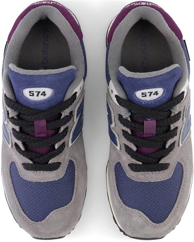 image:imageNew Balance Kids 574 V1 Classic LaceUp Sneaker Big KidCastlerockNb Navy