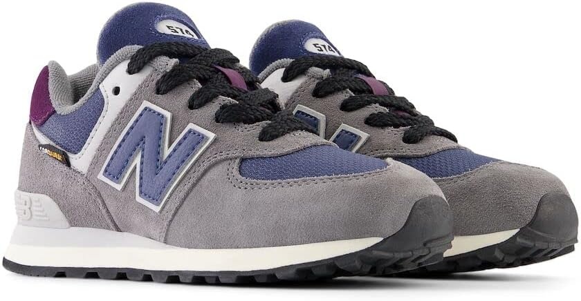 image:imageNew Balance Kids 574 V1 Classic LaceUp Sneaker Big KidCastlerockNb Navy