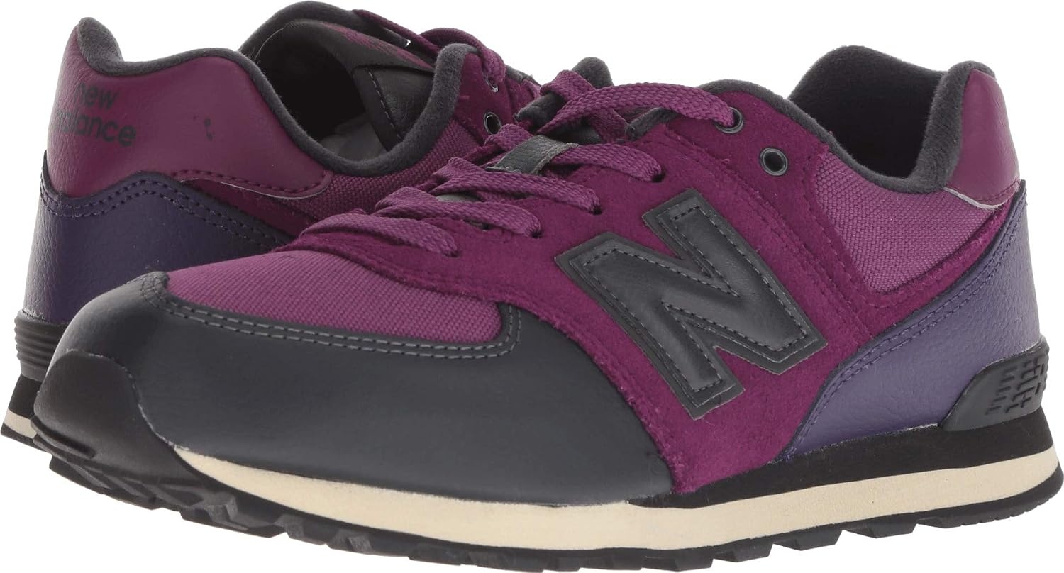 image:imageNew Balance Kids 574 V1 Classic LaceUp Sneaker Big KidClaretBlack Violet