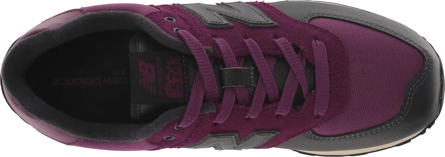 image:imageNew Balance Kids 574 V1 Classic LaceUp Sneaker Big KidClaretBlack Violet