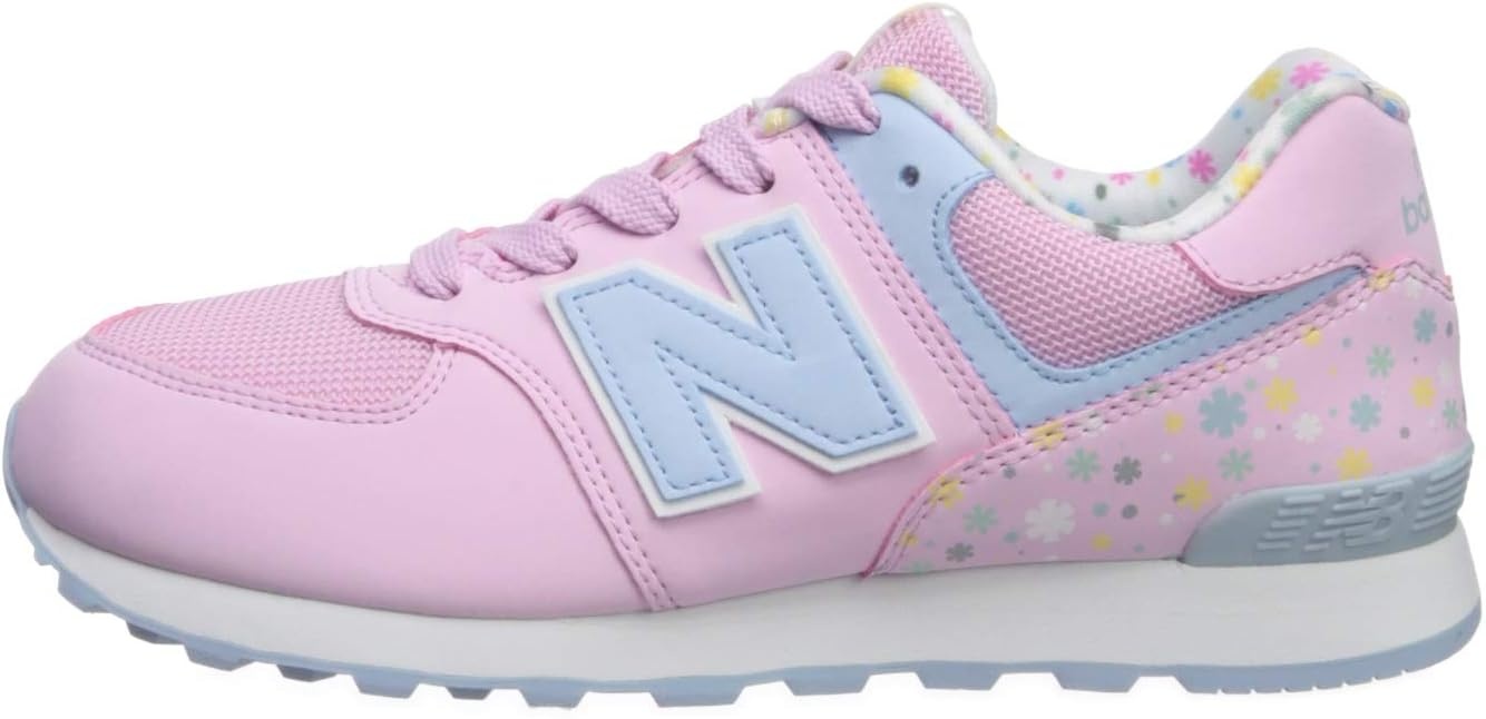 image:imageNew Balance Kids 574 V1 Classic LaceUp Sneaker Big KidCrystal RoseSummer Sky