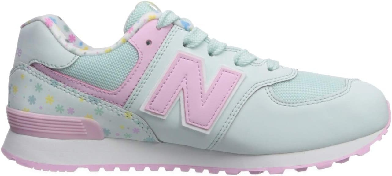 image:imageNew Balance Kids 574 V1 Classic LaceUp Sneaker Big KidCrystal SageCrystal Rose