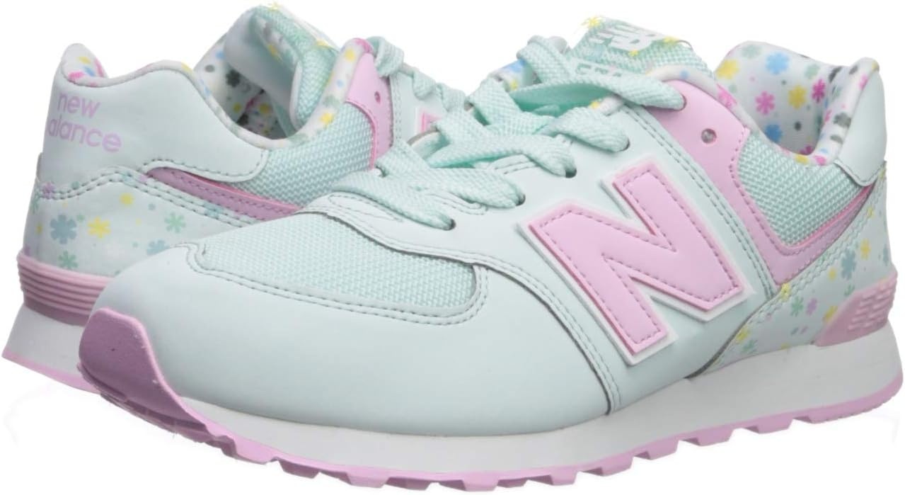 image:imageNew Balance Kids 574 V1 Classic LaceUp Sneaker Big KidCrystal SageCrystal Rose