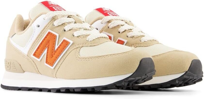 image:imageNew Balance Kids 574 V1 Classic LaceUp Sneaker Big KidIncensePoppy