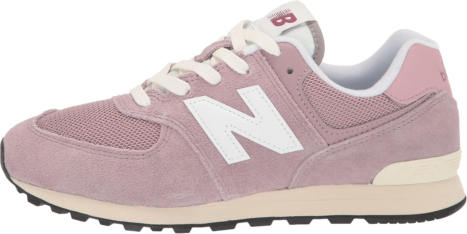 image:imageNew Balance Kids 574 V1 Classic LaceUp Sneaker Big KidLilac ChalkSea Salt