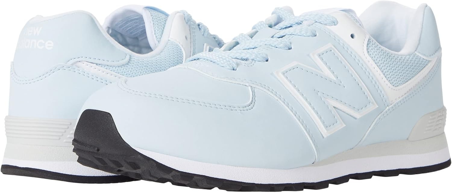 image:imageNew Balance Kids 574 V1 Classic LaceUp Sneaker Big KidMorning TideWhite