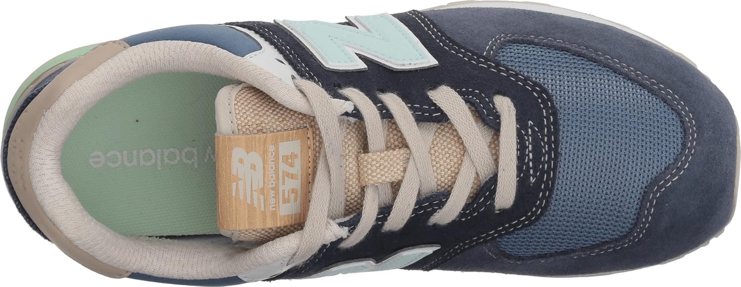 image:imageNew Balance Kids 574 V1 Classic LaceUp Sneaker Big KidNavyVintage Indigo