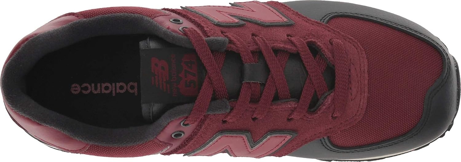 image:imageNew Balance Kids 574 V1 Classic LaceUp Sneaker Big KidNb BurgundyBlack