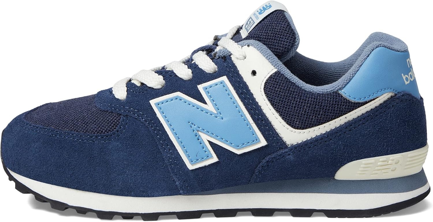image:imageNew Balance Kids 574 V1 Classic LaceUp Sneaker Big KidNb NavyHeritage Blue