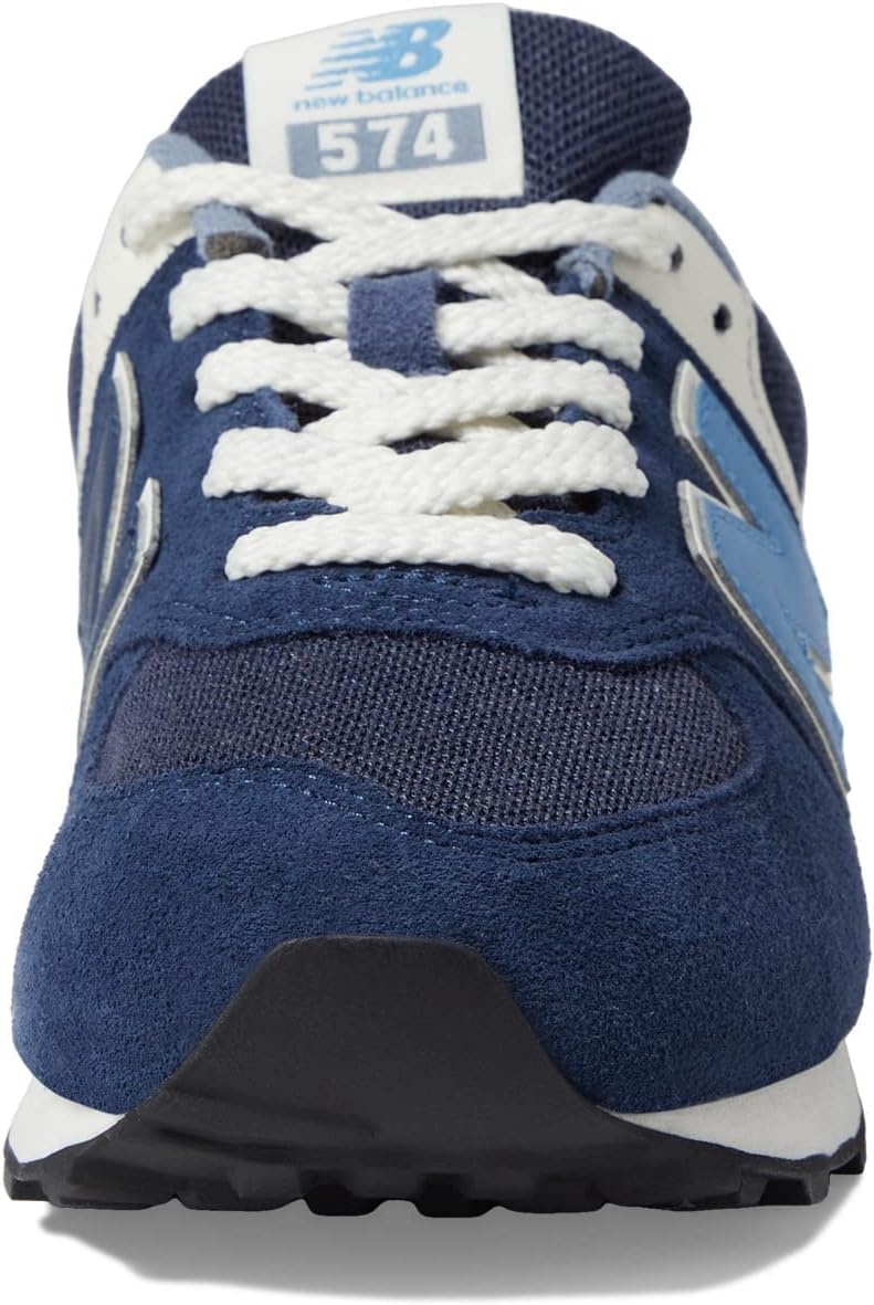 image:imageNew Balance Kids 574 V1 Classic LaceUp Sneaker Big KidNb NavyHeritage Blue
