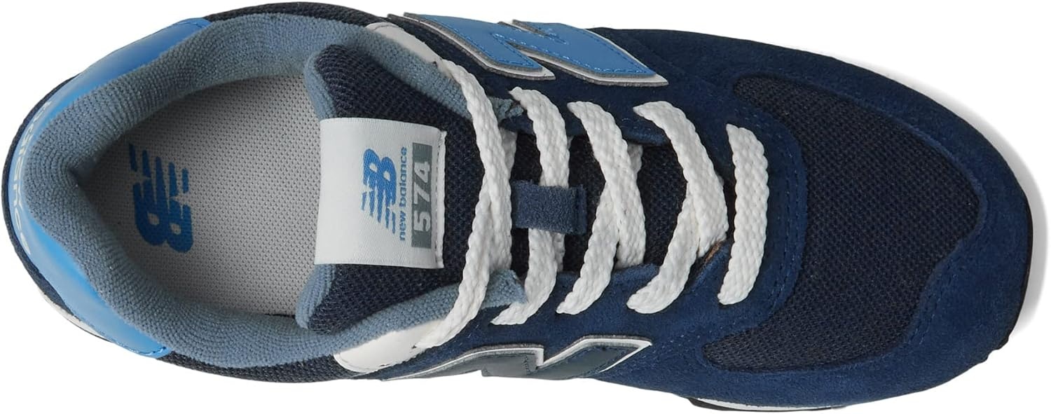 image:imageNew Balance Kids 574 V1 Classic LaceUp Sneaker Big KidNb NavyHeritage Blue
