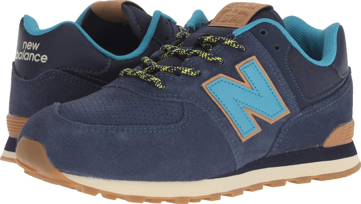 image:imageNew Balance Kids 574 V1 Classic LaceUp Sneaker Big KidPigmentCadet