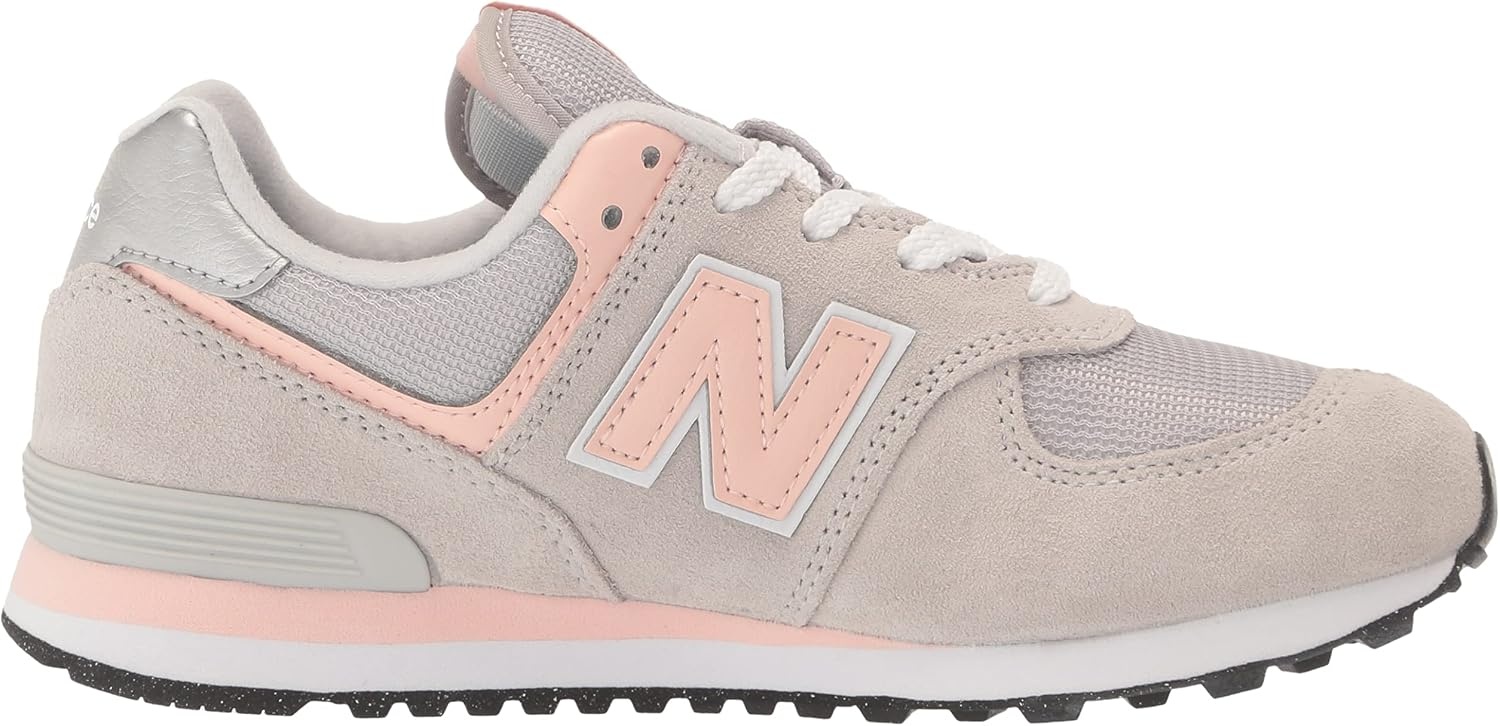 image:imageNew Balance Kids 574 V1 Classic LaceUp Sneaker Big KidRain CloudPink Haze