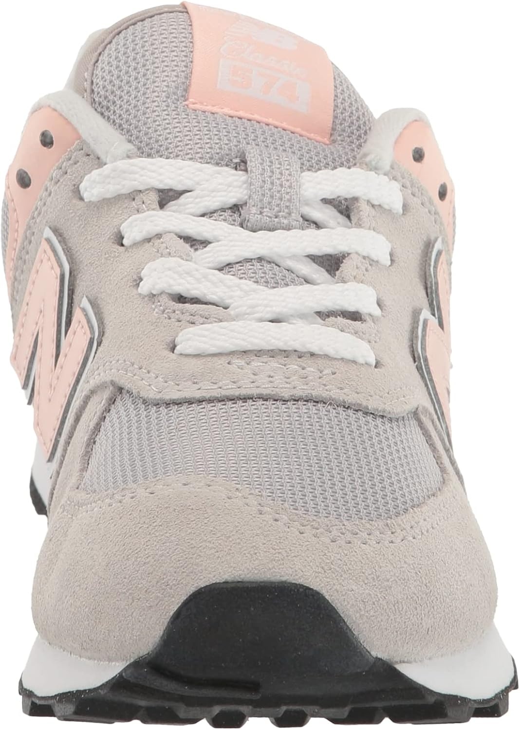 image:imageNew Balance Kids 574 V1 Classic LaceUp Sneaker Big KidRain CloudPink Haze