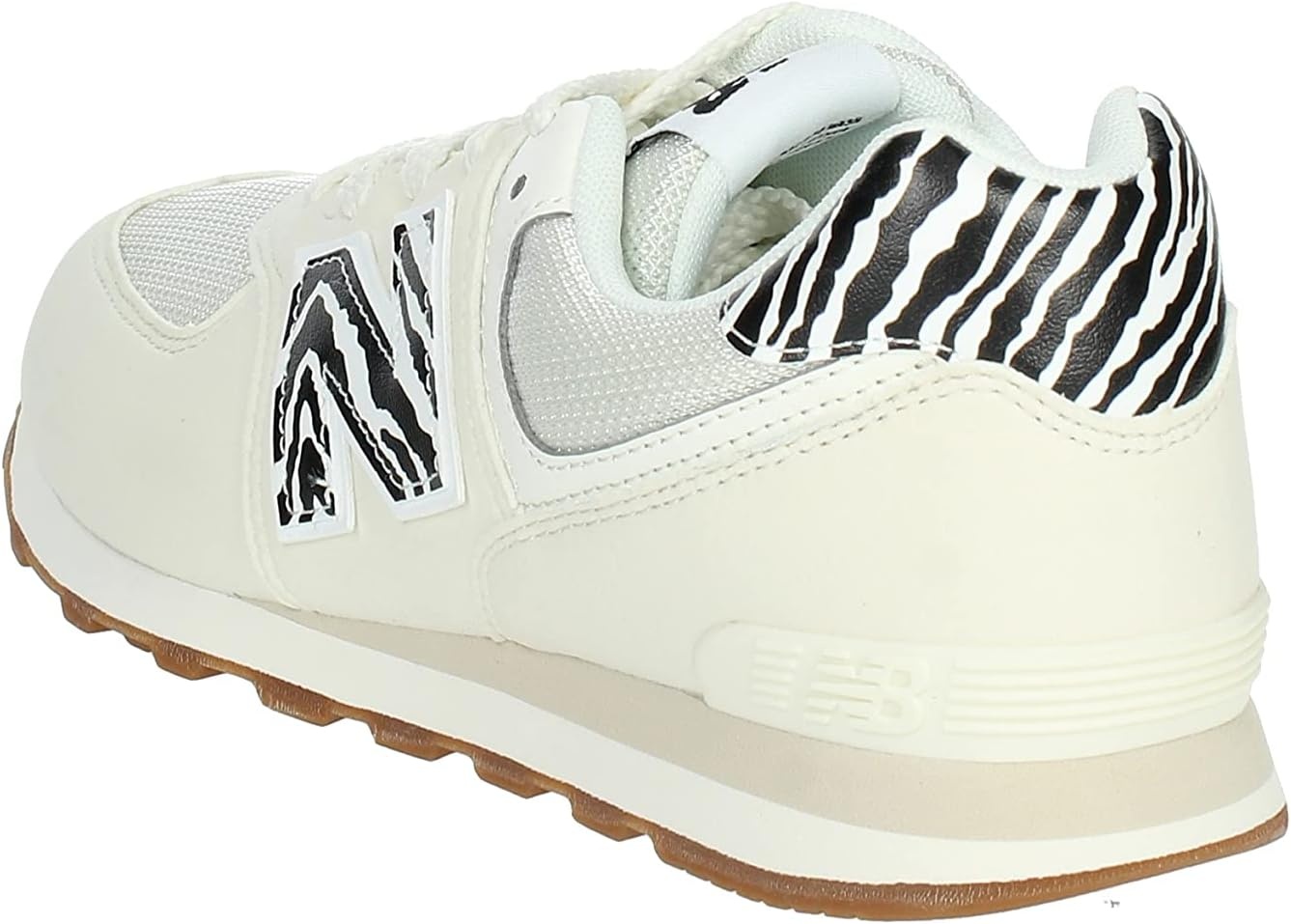 image:imageNew Balance Kids 574 V1 Classic LaceUp Sneaker Big KidSea SaltBlackStone Pink