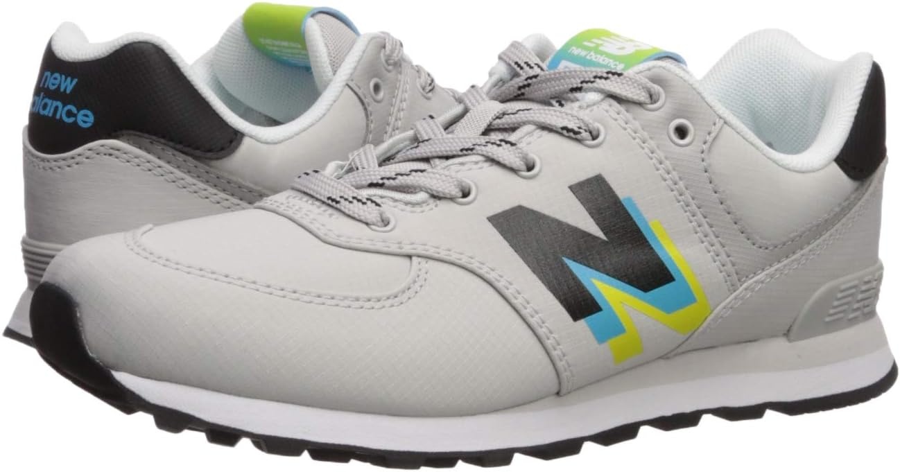 image:imageNew Balance Kids 574 V1 Classic LaceUp Sneaker Big KidSummer FogBayside
