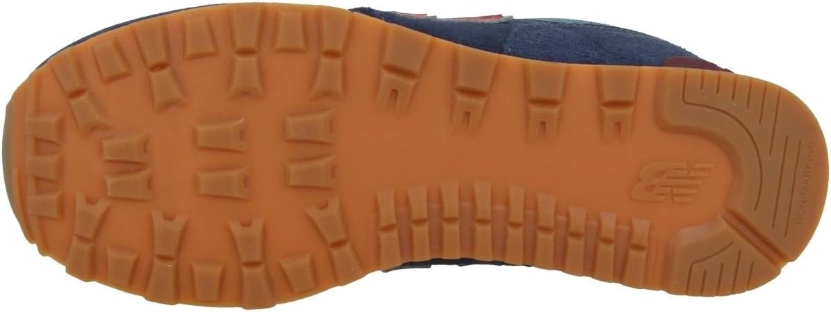 image:imageNew Balance Kids 574 V1 Classic LaceUp Sneaker Big KidTeam NavyNb Burgundy