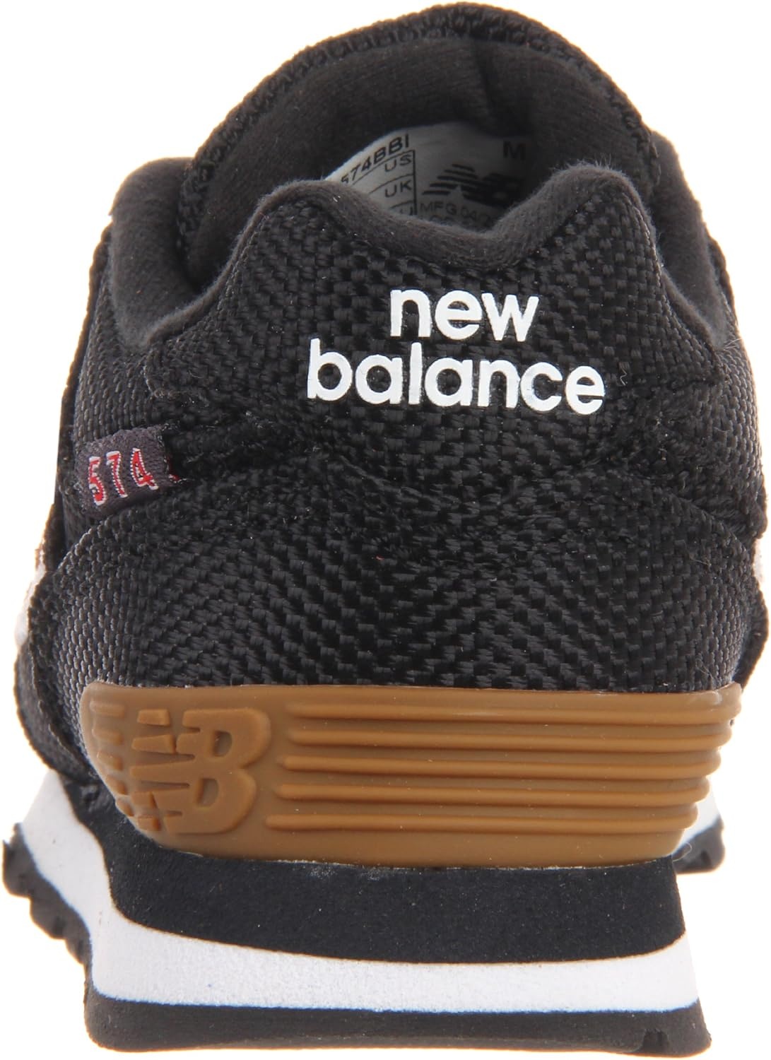 image:imageNew Balance Kids 574 V1 LaceUp Sneakers Casual ShoesBlackBrown