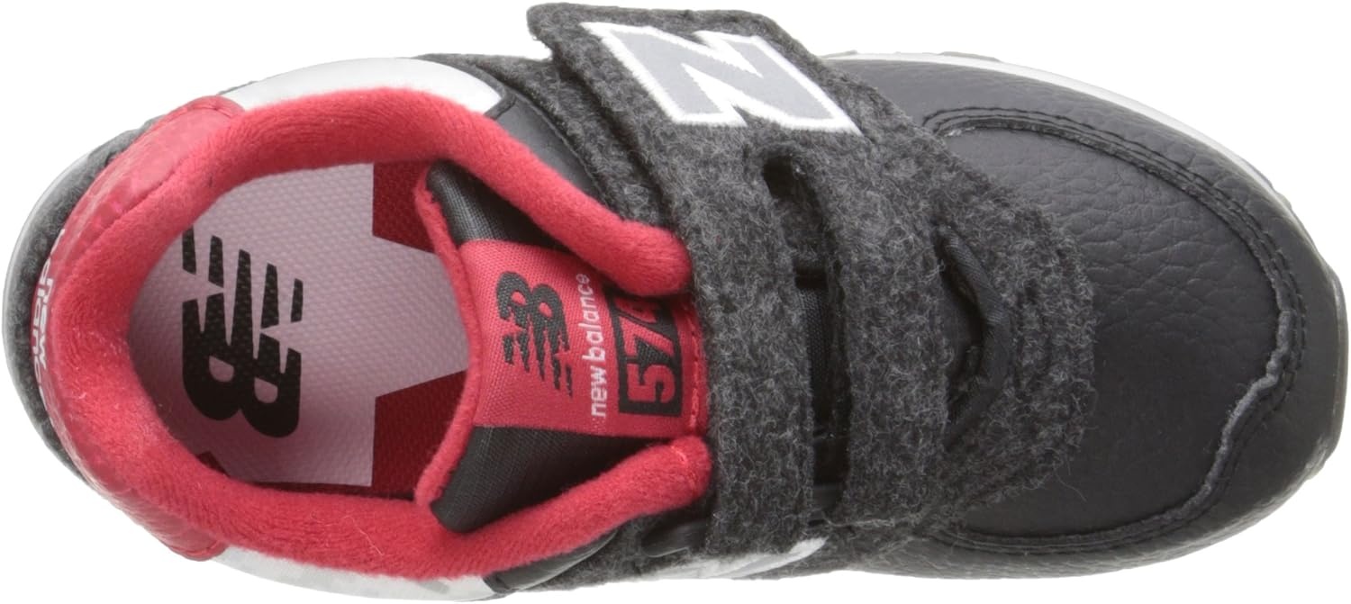 image:imageNew Balance Kids 574 V1 LaceUp Sneakers Casual ShoesBlackRed