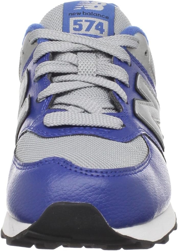 image:imageNew Balance Kids 574 V1 LaceUp Sneakers Casual ShoesBlackRoyal Blue