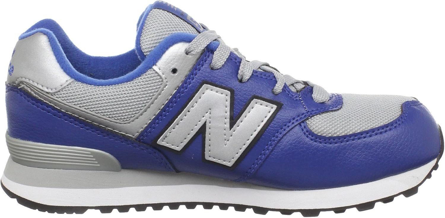 image:imageNew Balance Kids 574 V1 LaceUp Sneakers Casual ShoesBlackRoyal Blue