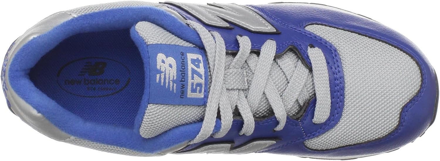 image:imageNew Balance Kids 574 V1 LaceUp Sneakers Casual ShoesBlackRoyal Blue