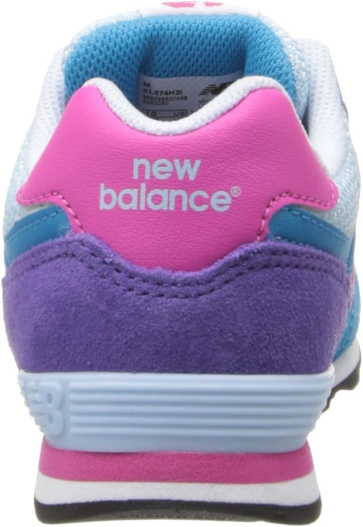 image:imageNew Balance Kids 574 V1 LaceUp Sneakers Casual ShoesBluePink